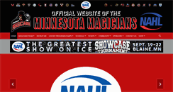 Desktop Screenshot of magicianshockey.com